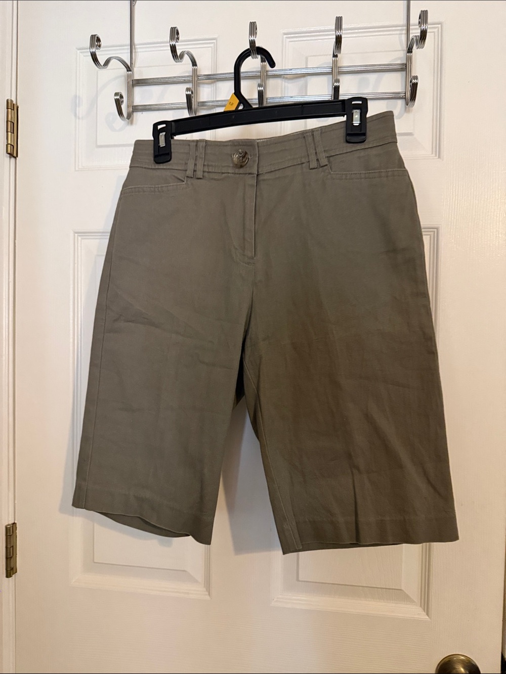 Counterparts Olive Knee-Length Bermuda Shorts